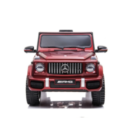Elektrische Kinderauto Mercedes-Benz G63 AMG Rood 12V Met Afstandsbediening FULL OPTION
