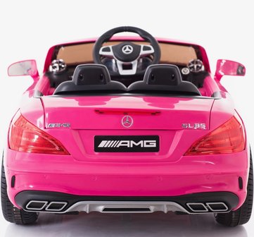 Elektrische Kinderauto Mercedes-Benz SL65 AMG Roze 12V Met Afstandsbediening