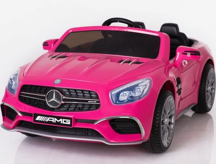 Elektrische Kinderauto Mercedes-Benz SL65 AMG Roze 12V Met Afstandsbediening