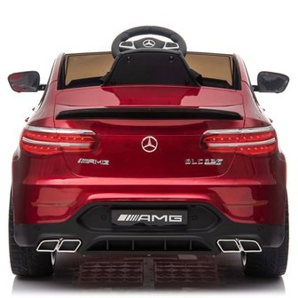 Elektrische Kinderauto Mercedes Benz GLC 63 S Rood 12V Met Afstandsbediening FULL OPTIONS