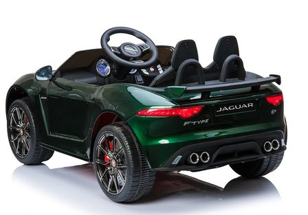 Elektrische Kinderauto Jaguar F-Type 12V met Afstandsbediening - Groen