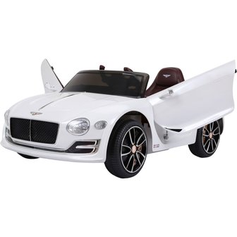 Elektrische Kinderauto Bentley EXP 12V met Afstandsbediening - Wit
