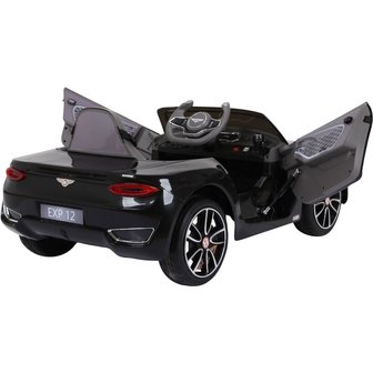 Elektrische Kinderauto Bentley EXP 12V met Afstandsbediening - Zwart