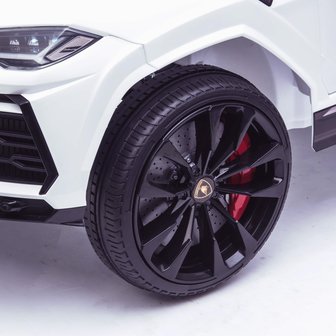 Elektrische Kinderauto Lamborghini Urus Wit 12V Met Afstandsbediening 