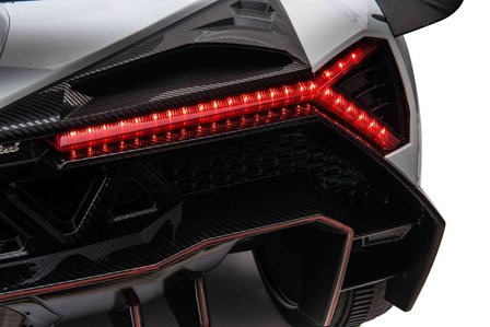 Elektrische Kinderauto Lamborghini Veneno 4x4 Grijs 2 persoons 24V Met Afstandsbediening FULL OPTION