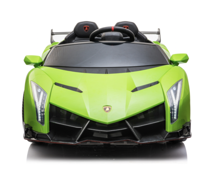 Elektrische Kinderauto Lamborghini Veneno 4x4 Groen 2 persoons 24V Met Afstandsbediening FULL OPTION