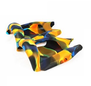 Beschermhoes Hoverboard 6,5 inch - Camouflage zwart / oranje