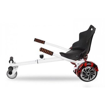 Hoverkart &ndash; Hoverseat voor Hoverboard &ndash; Wit met Zwart