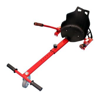 Hoverkart &ndash; Hoverseat voor Hoverboard &ndash; Rood met Zwart