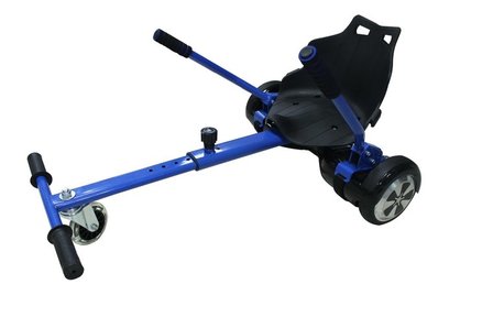 Hoverkart &ndash; Hoverseat voor Hoverboard &ndash; Blauw met Zwart 