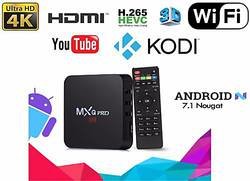 MxQ PRO 4k Android 7.1 S905W tv box Kodi 17.4 - Met De Nieuwste Software - 2018 Model + GRATIS I8 Witte Draadloze Toetsenbord