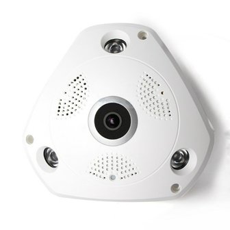 IP Camera - Panoramische draadloze 360&deg; Fisheye Wi-Fi beveiligingscamera