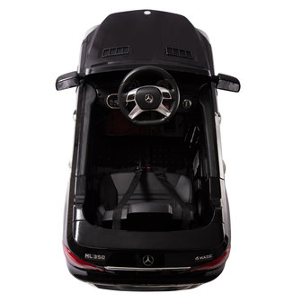 Elektrische Kinderauto Mercedes Benz ML350 Zwart 12V Met Afstandsbediening