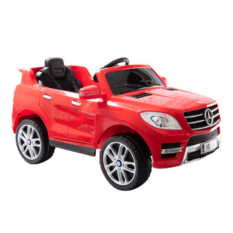 Elektrische Kinderauto Mercedes-Benz ML350 Rood 12V Met Afstandsbediening