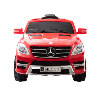 Elektrische Kinderauto Mercedes-Benz ML350 Rood 12V Met Afstandsbediening