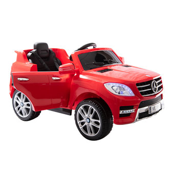 Elektrische Kinderauto Mercedes-Benz ML350 Rood 12V Met Afstandsbediening