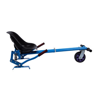 Hoverkart - off road met dubbele stang en schokdempers - Blauw