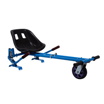 Hoverkart - off road met dubbele stang en schokdempers - Blauw