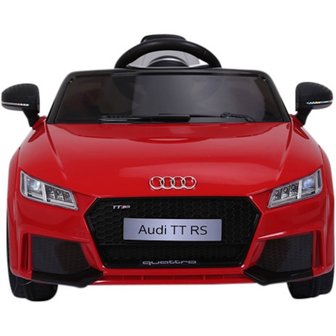 Elektrische Kinderauto Audi TT RS Rood 12V Met Afstandsbediening