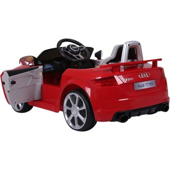Elektrische Kinderauto Audi TT RS Rood 12V Met Afstandsbediening