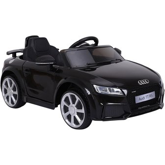 Elektrische Kinderauto Audi TT Zwart 12V Met Afstandsbediening