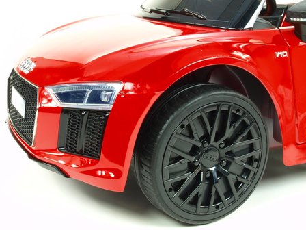 Elektrische Kinderauto Audi R8 Spyder Rood 12V Met Afstandsbediening    