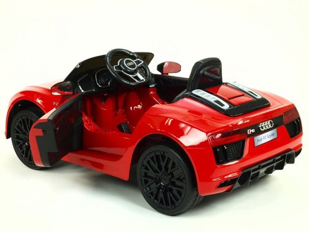 Elektrische Kinderauto Audi R8 Spyder Rood 12V Met Afstandsbediening