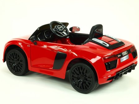 Elektrische Kinderauto Audi R8 Spyder Rood 12V Met Afstandsbediening    