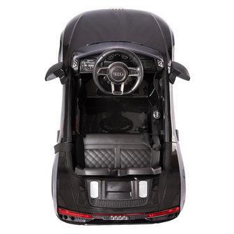 Elektrische Kinderauto Audi R8 Zwart 12V Met Afstandsbediening