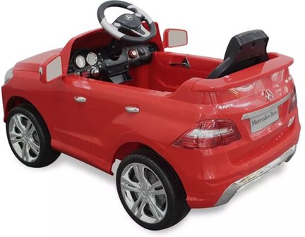 Elektrische Kinderauto Mercedes-Benz ML350 Rood 6V Met Afstandsbediening