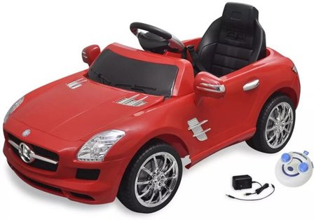 Elektrische Kinderauto Mercedes-Benz SLS AMG Rood 6V Met Afstandsbediening