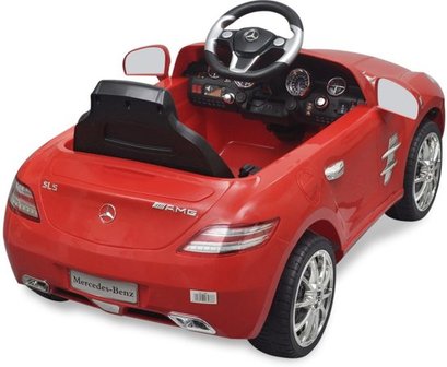 Elektrische Kinderauto Mercedes-Benz SLS AMG Rood 6V Met Afstandsbediening