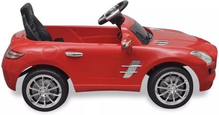 Elektrische Kinderauto Mercedes-Benz SLS AMG Rood 6V Met Afstandsbediening