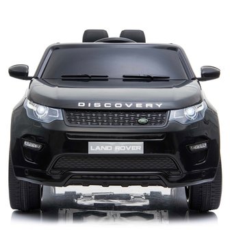 Elektrische Kinderauto Land Rover Discovery Zwart 12V Met Afstandsbediening FULL OPTIONS