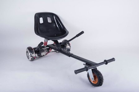 Hoverkart - off road met schokdempers - zwart