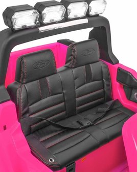 Elektrische Kinderauto Ford Ranger F650 Roze 2 persoons MP4 Scherm 12V Met Afstandsbediening FULL OPTION