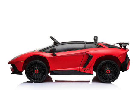 Elektrische Kinderauto Lamborghini Aventador SV Rood 12V Met Afstandsbediening 