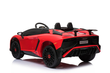 Elektrische Kinderauto Lamborghini Aventador SV Rood 12V Met Afstandsbediening 