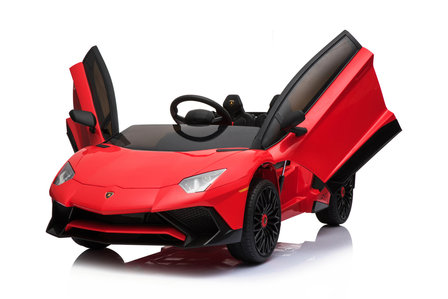 Elektrische Kinderauto Lamborghini Aventador SV Rood 12V Met Afstandsbediening 