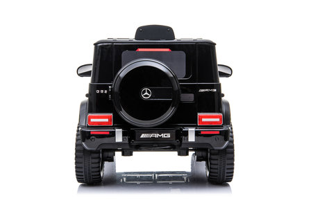 Elektrische Kinderauto Mercedes-Benz G63 AMG Zwart 12V Met Afstandsbediening