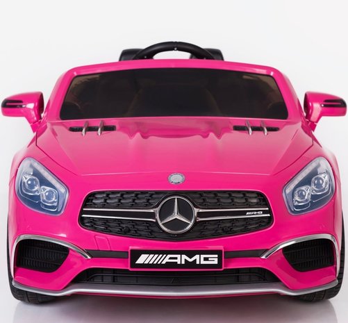 Elektrische Kinderauto Mercedes-Benz SL65 AMG Roze 12V Met Afstandsbediening