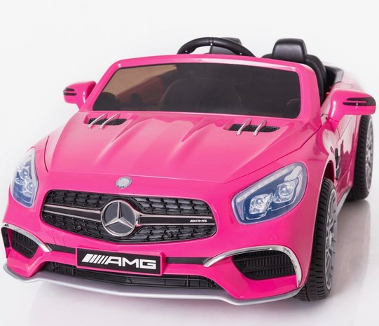 Elektrische Kinderauto Mercedes-Benz SL65 AMG Roze 12V Met Afstandsbediening