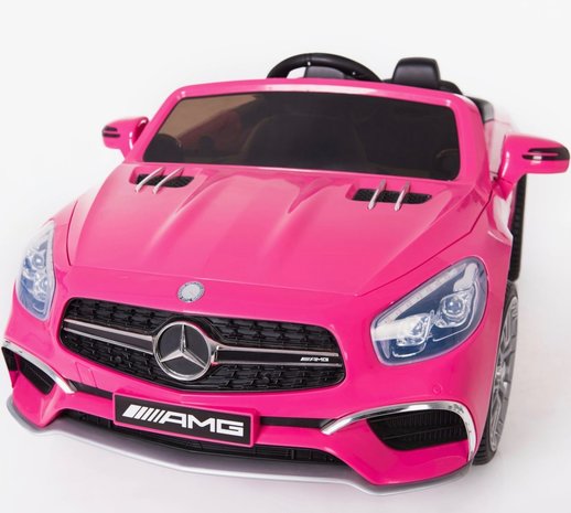 Elektrische Kinderauto Mercedes-Benz SL65 AMG Roze 12V Met Afstandsbediening