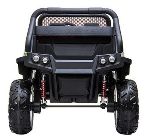 Elektrische Kinderauto Mercedes Benz Unimog Camouflage 2 Persoons 4x4 met Mp4 Scherm en Afstandsbediening FULL OPTIONS