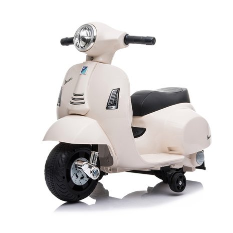 Elektrische Kinderscooter Vespa Wit 6V 