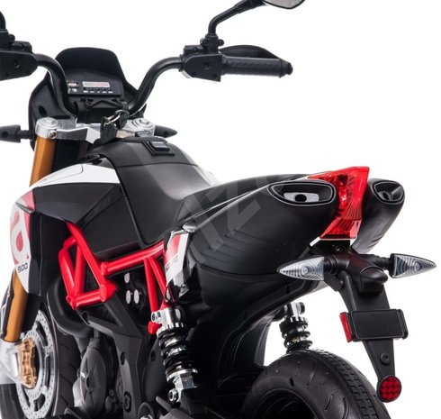 Elektrische Kindermotor Aprilia Dorsoduro 900 Zwart/Rood 12V 