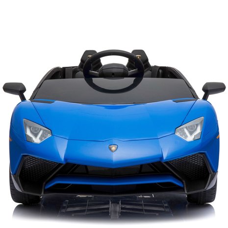 Elektrische Kinderauto Lamborghini Aventador SV Blauw 12V Met Afstandsbediening 