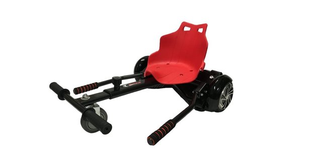 Hoverkart – Hoverseat voor Hoverboard – Zwart met Rood