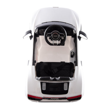 Elektrische Kinderauto Audi R8 Wit 12V Met Afstandsbediening
