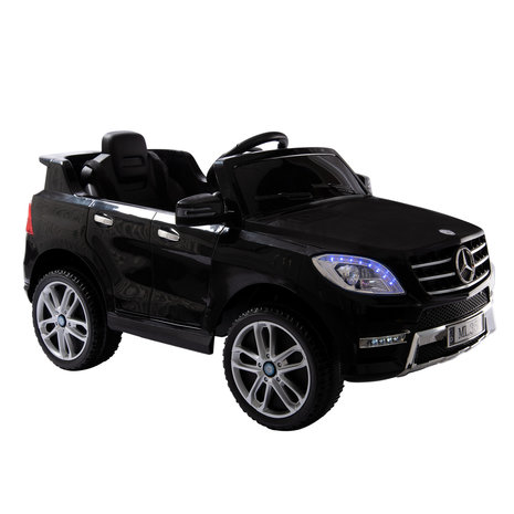 Elektrische Kinderauto Mercedes Benz ML350 Zwart 12V Met Afstandsbediening